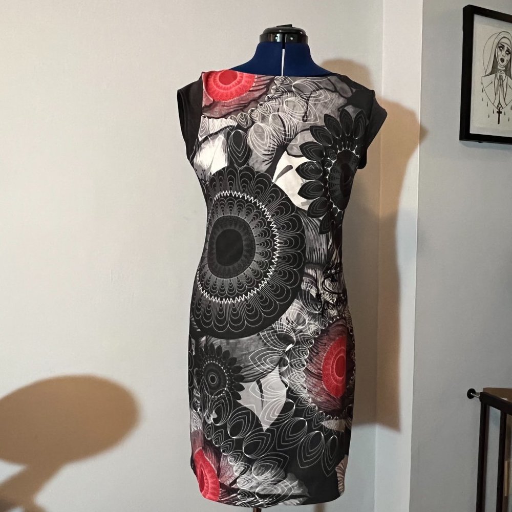 Desigual Short Sleeve Sheath Dress